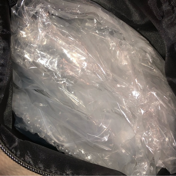 LONGABERGER Black Brown Checkered Crossbody Swing Away Purse - Picture 10 of 13